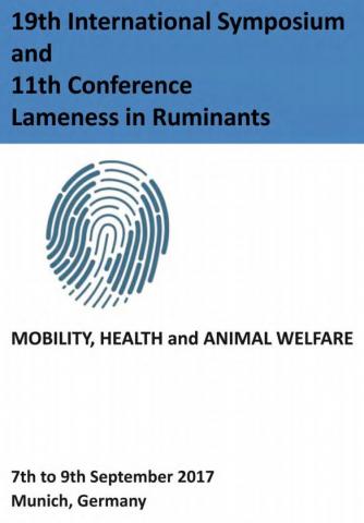 Lameness in Ruminants - International Symposium and Conference - Germany, 2017